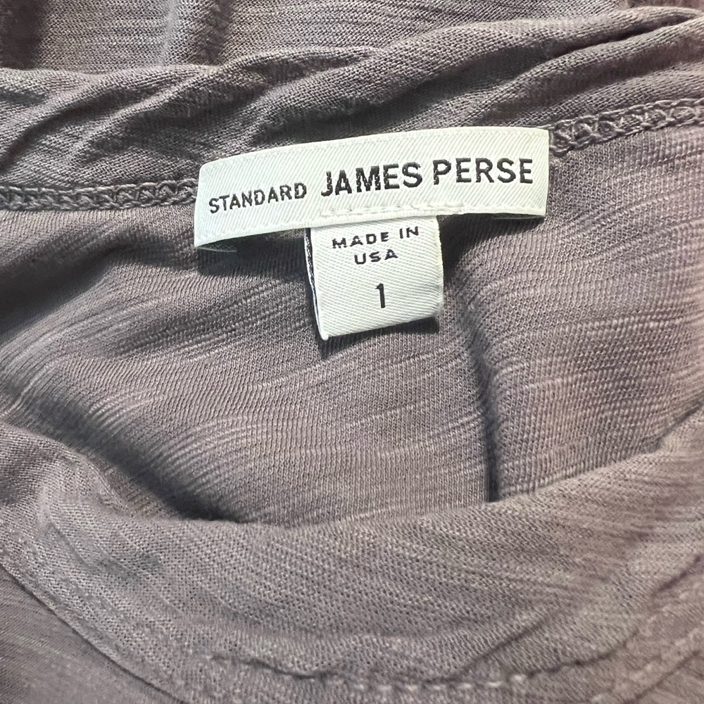 James Perse Charcoal Tee